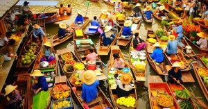 Mercados flotantes -Tailandia Mercados flotantes -Tailandia