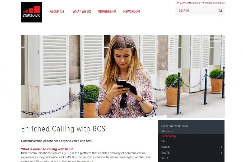 Rich Communications Services GSMA Google