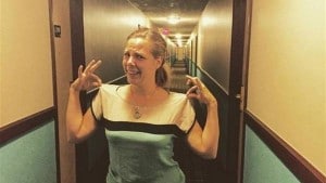 La camiseta de Lauren Clark