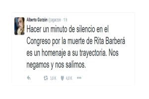 ¿Qué te parece el comportamiento de Podemos con el minuto de silencio de Rita Barberá?