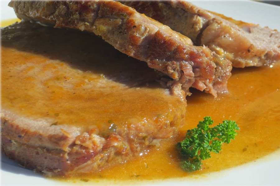 redondo de Ternera en salsa