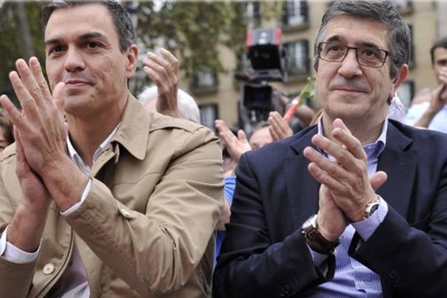 Patxi López y Pedro Sánchez