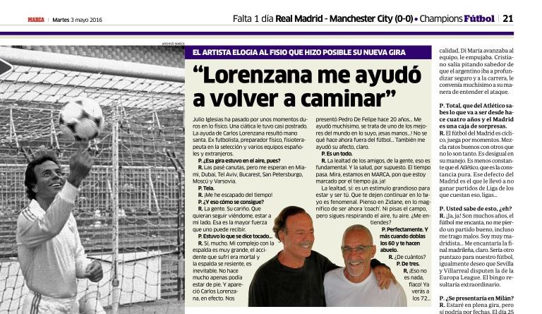 Penvención de lesiones con Carlos Lorenzana