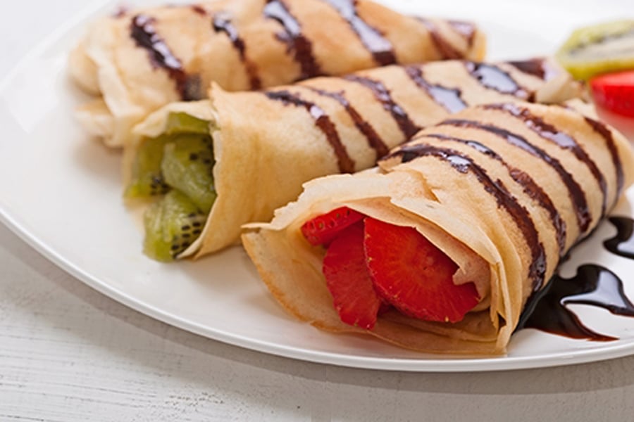 Crêpes de frutas