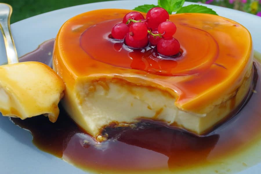 Flan de queso fácil y rápido