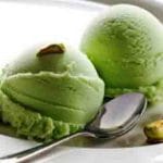 Helado de té verde, un postre casero y con un sabor exquisito.
