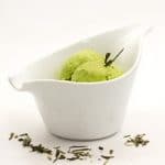 Helado de té verde, un postre casero y con un sabor exquisito.