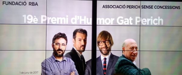Peridis recibe el Premio Internacional de Humor Gat Perich