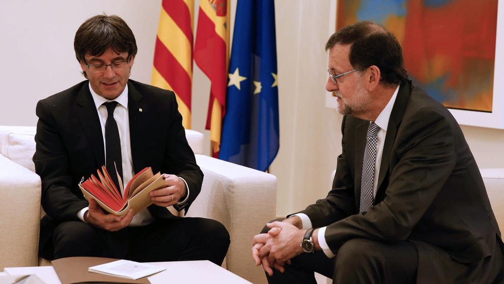 Rajoy y Puigdemont