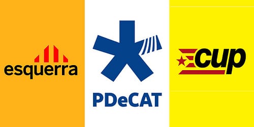 ERC, PDeCAT y la CUP concurrirán por separado