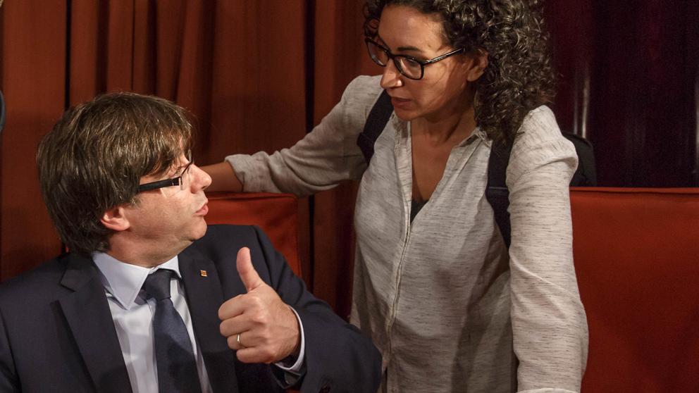 ERC no le gusta nada el protagonismo de Puigdemont