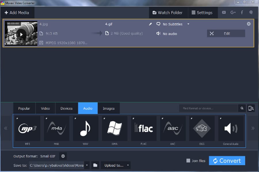 ¿Cómo convertir entre diferentes formatos de imágenes?