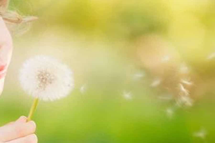 La alergia primavera y los niños
