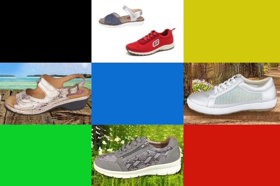 Calzado moderno para plantillas ortopédicas