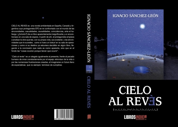Cielo al revés. Ignacio Sánchez León. Portada del libro