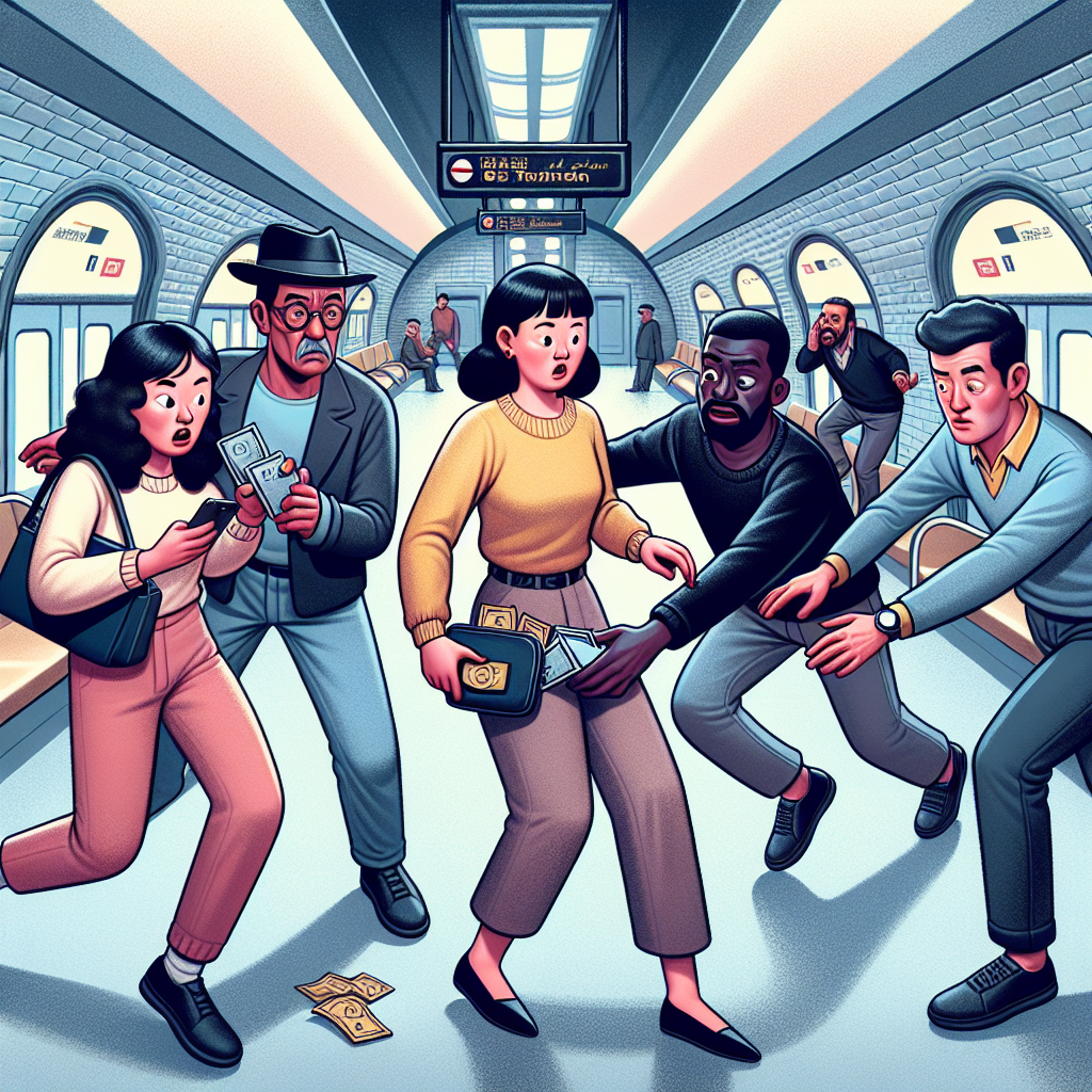 robos en el metro de barcelona